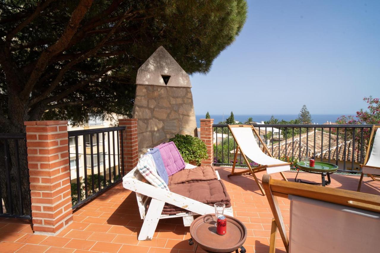 Casa Ancladero Big Rooftop Terrace, 2 Bedroom Guesthouse W Garden And View Fuengirola Dış mekan fotoğraf