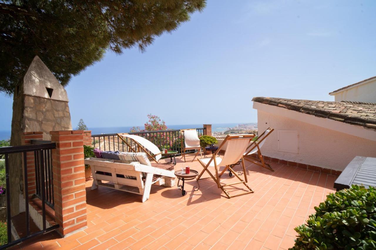 Casa Ancladero Big Rooftop Terrace, 2 Bedroom Guesthouse W Garden And View Fuengirola Dış mekan fotoğraf